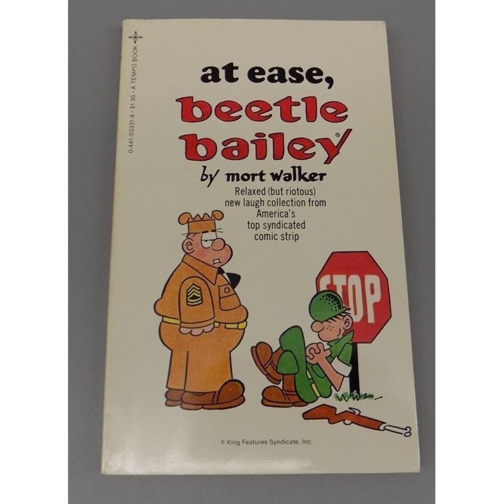 At Ease Beetle Bailey 1983 By Mort Walker Tempo Paperback Mint Condition Cartoon